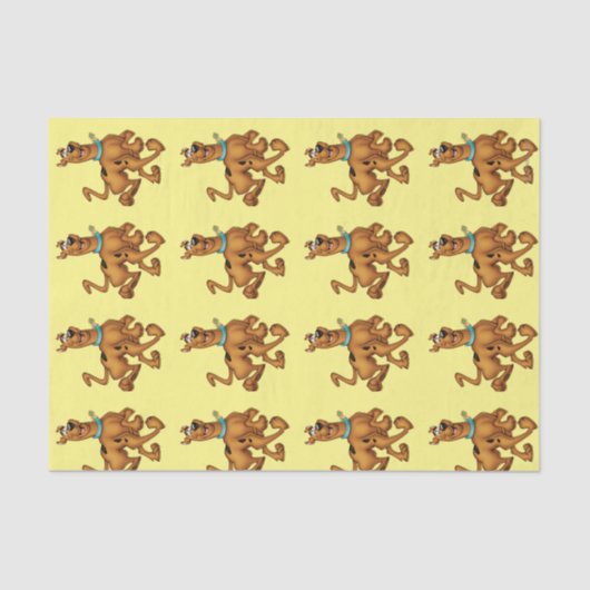 Gelukkige Gang scooby-Doo Tissuepapier (Voorkant)