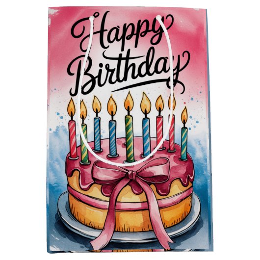 Gelukkige geboortedag cadeautas (Voorkant)