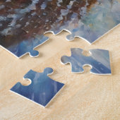 Gelukkige Gouden Retriever in Water Legpuzzel (Zijkant)