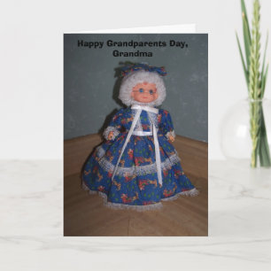 Gelukkige grootouderdag, oma kaart