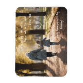 Gelukkige Grootouderdag Oma Walk in het Park Magneet (Verticaal)