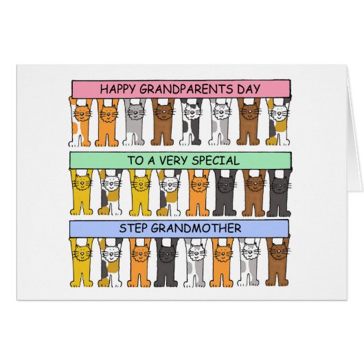 Gelukkige grootouders Dag Stap oma (Voorkant Horizontaal)