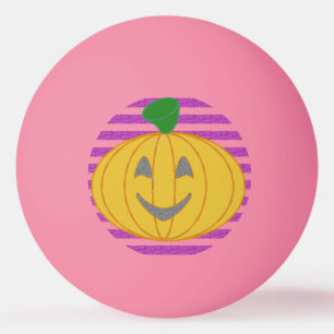 Gelukkige Grote Moderne Oranje Pompoen Pingpongballen