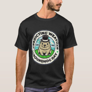 Gelukkige Groundhog Day 2 februari Phils Weer Voor T-shirt