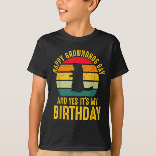 Gelukkige Groundhog Day En Ja Het Is Mijn Verjaard T-shirt