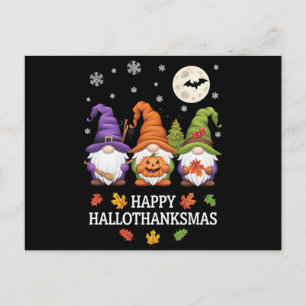 Gelukkige Hallothanksams Gnomes Lover Halloween Ke Briefkaart