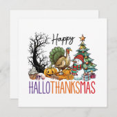 Gelukkige Hallothanksmas Clipart (Voorkant / Achterkant)