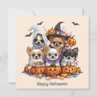 Gelukkige Halloween Chihuahua Honden