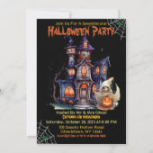 Gelukkige Halloween Ghoul uitnodiging (Voorkant)