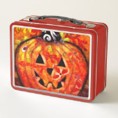 Gelukkige Halloween grillige Jack-O-Lantern (Achterkant)