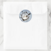 Gelukkige Halloween groet Ronde Sticker (Tas)
