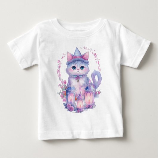 Gelukkige Halloween Kat en Kaarsen (Voorkant)