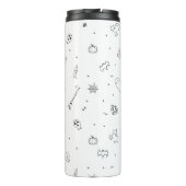 Gelukkige Halloween kat & pompoen Thermosbeker (Achterkant)