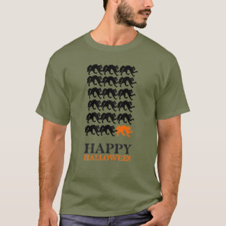 GELUKKIGE HALLOWEEN KAT T-SHIRT