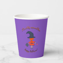 Gelukkige Halloween kleine heks Paper cup