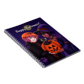 Gelukkige Halloween Kostuums Notitieboek (Rechterzijde)