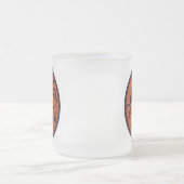 Gelukkige Halloween lantaarn zwarte kat spinnen en Matglas Koffiemok (Center)