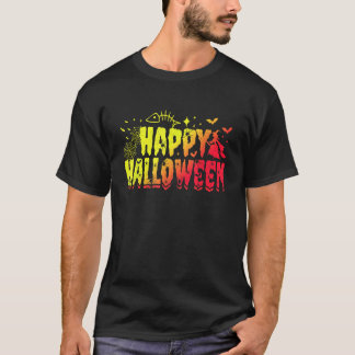 Gelukkige Halloween, Orka, Bunny en Huisdieren Ske T-shirt