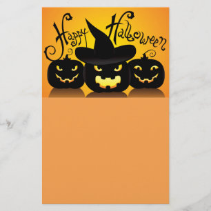 Gelukkige Halloween Pompoenen Flyer