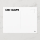 Gelukkige Halloween postkaart Feestdagenkaart (Achterkant)