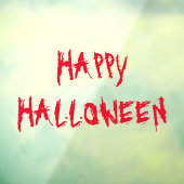 Gelukkige Halloween rood bloed enge decoraties Raamsticker (Vel 3)