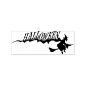 Gelukkige Halloween silhouet art stempel (Afrduk)