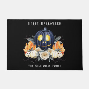 Gelukkige Halloween Spooky Samhain Pompoenen Krist Deurmat