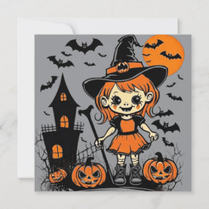 Gelukkige Halloween spooky traktatie of trucs ontw