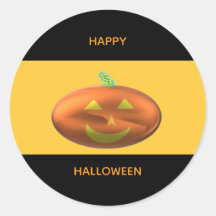 Gelukkige Halloween-stickers