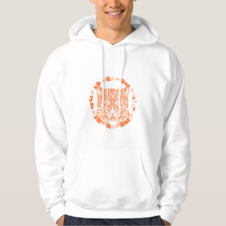 Gelukkige Halloween van de Oranje Kat Hoodie