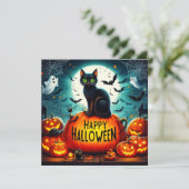 Gelukkige Halloween Wenskaarten Kaart (Staand voorkant)
