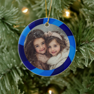 GELUKKIGE HANUKKA Moderne Spiraal Ster Aangepaste Keramisch Ornament