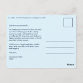 GELUKKIGE HANUKKAH Hand-getrokken Custom 6 FOTO Va Briefkaart (Achterkant)