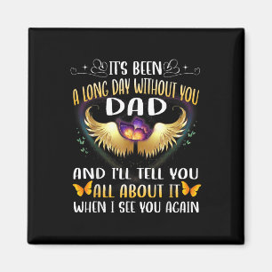 Gelukkige Hemelse Verjaardag Vader in de Hemel Mem Magneet