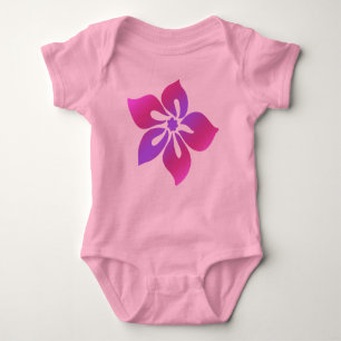 Gelukkige Hibiscus Baby Creeper Romper
