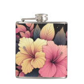 Gelukkige Hibiscus Heupfles (Voorkant)