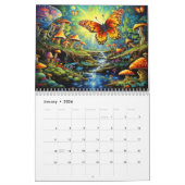 Gelukkige hippiekalender kalender (Jan 2026)