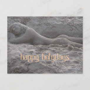 gelukkige holydays briefkaart