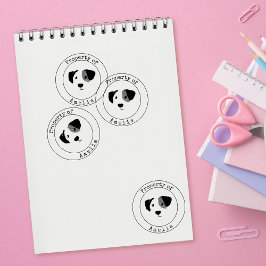 Gelukkige Hond van Eigenschap Rubberstempel