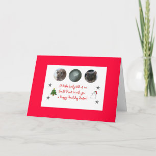 gelukkige howliday feestdagen kaart