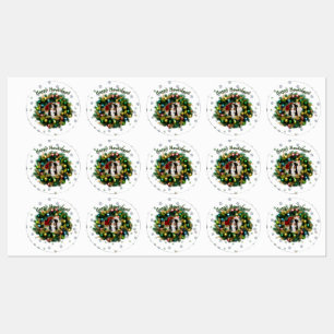 Gelukkige Howlidays Fotokaart Labels