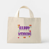 GELUKKIGE HUWELIJK MINI TOTE BAG (Achterkant)