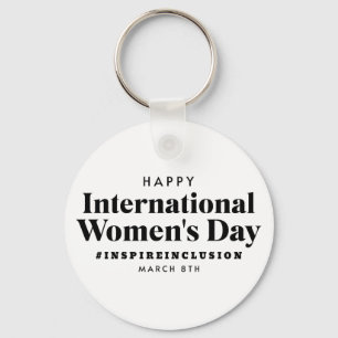 Gelukkige Internationale Vrouwendag   8 maart Butt Sleutelhanger