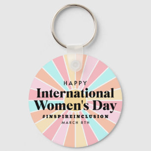 Gelukkige Internationale Vrouwendag   8 maart Sleutelhanger
