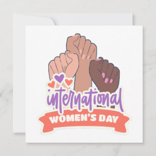 Gelukkige Internationale Vrouwendag Kaart