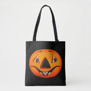 Gelukkige Jack O' Lantern Halloween Draagtas