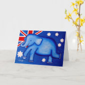 Gelukkige kaart (Gele Bloem)