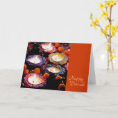 Gelukkige Kaart Diwali (Gele Bloem)