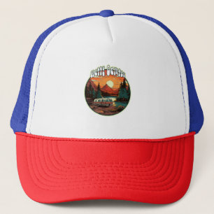 Gelukkige Kampeerder Trucker Pet