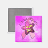 Gelukkige kankerversary magneet (Voorkant / Achterkant)